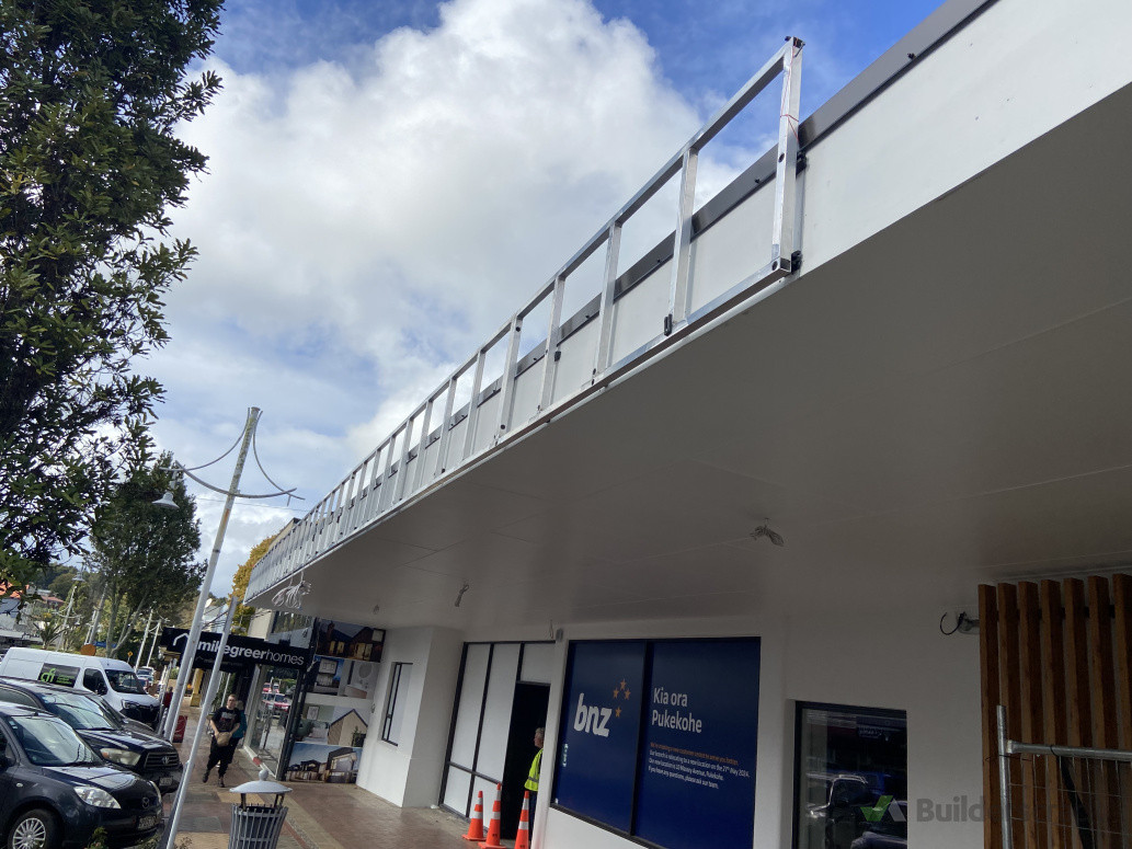 Signage and ceiling install in town for barefoot and tompson