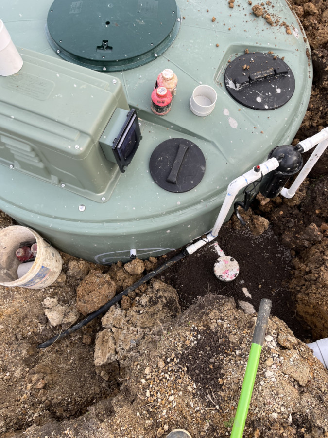 New septic tank system