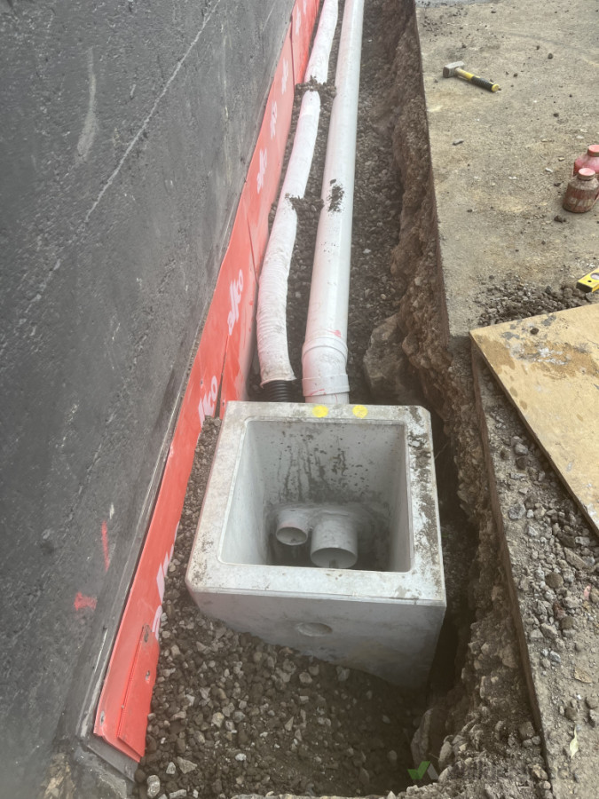 New cesspit installation