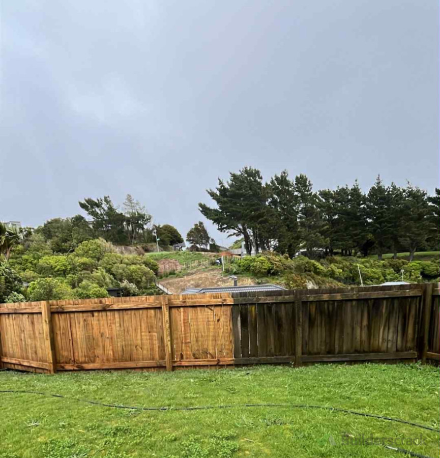 Pressure wash progress