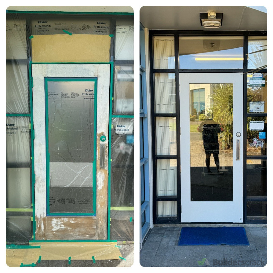 Restored doorway in Hamilton