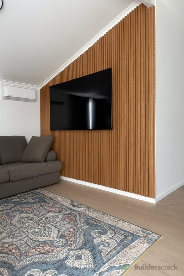 Feature wall install