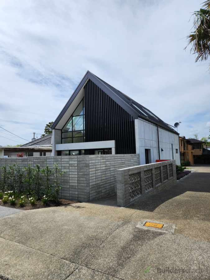 Architectural new build. Precast concrete.