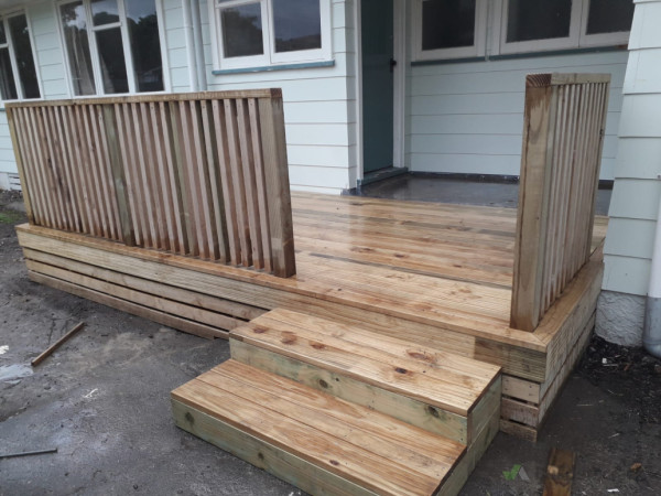 Deck built