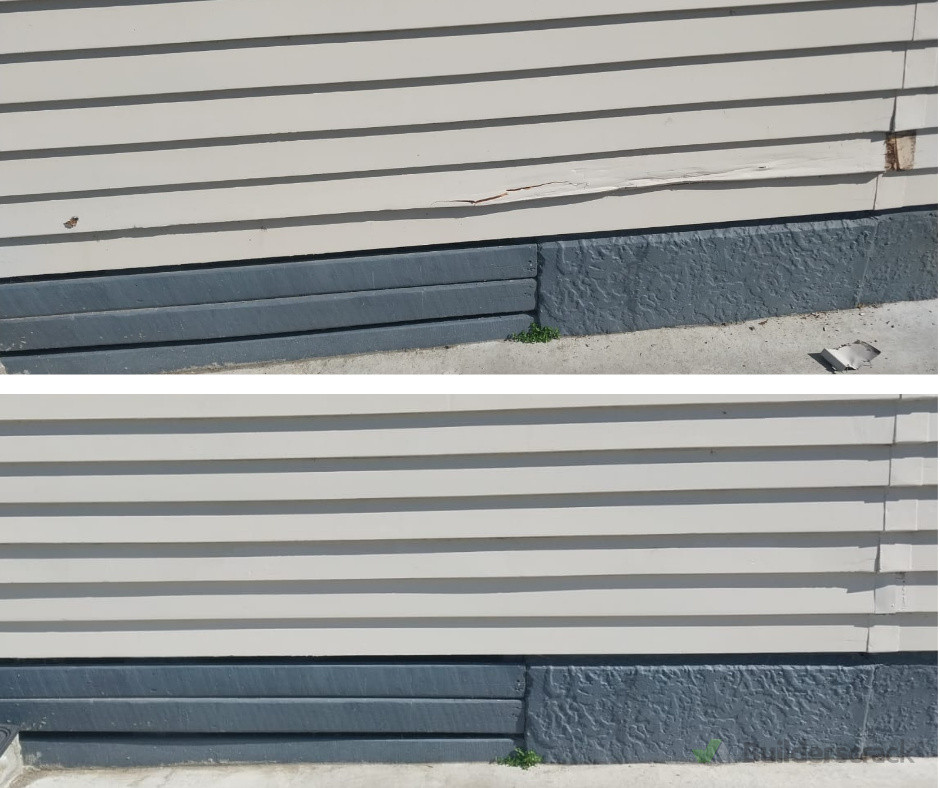 Weatherboard replacement and paint