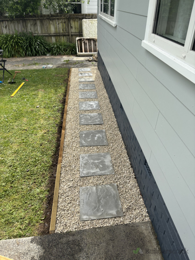 New paver footpath