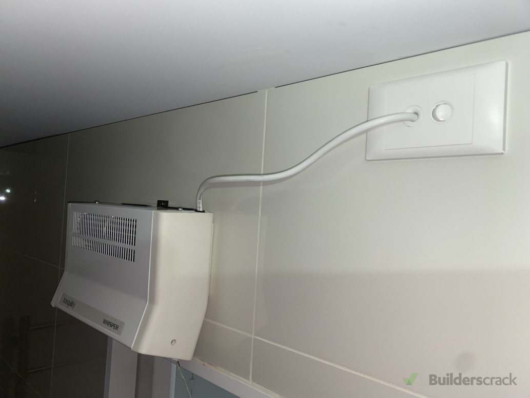 Bathroom Heater Install