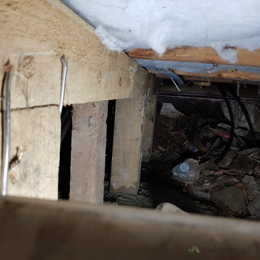 Crawl space repairs to bearers, joist and new piles