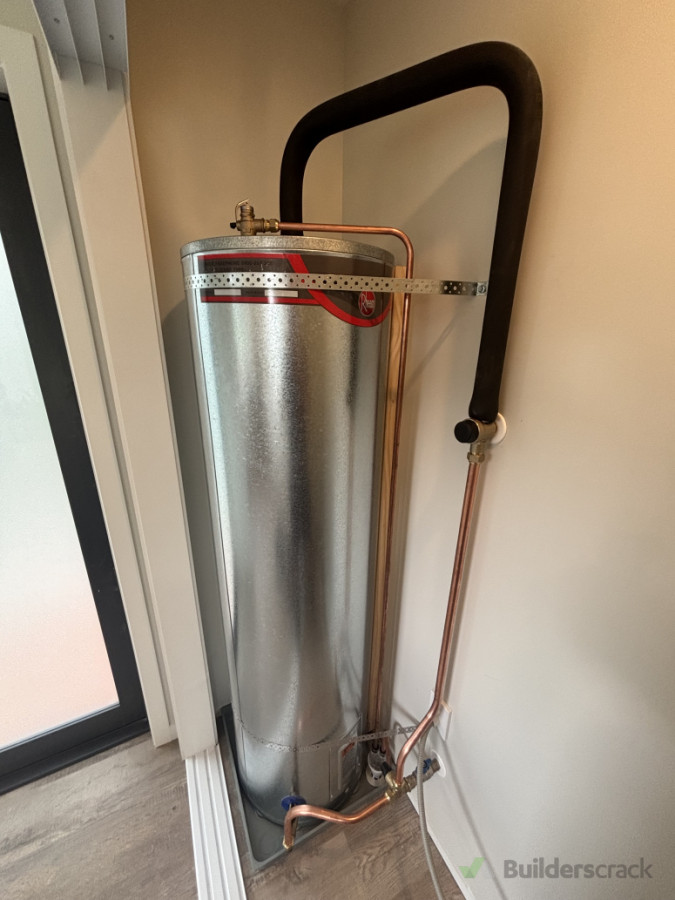 New hot water cylinder