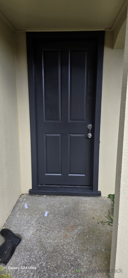 New Door supplied and installed with new locks