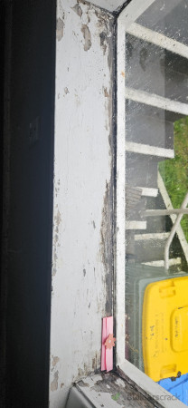 Before painting windows frames