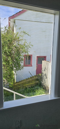 After window frame painting