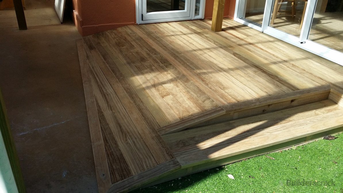 Wheelchair access deck
