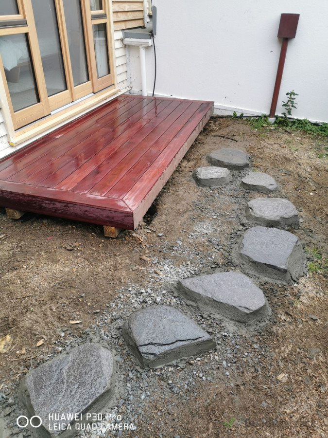 Purple Heart Deck/Stepping Stones