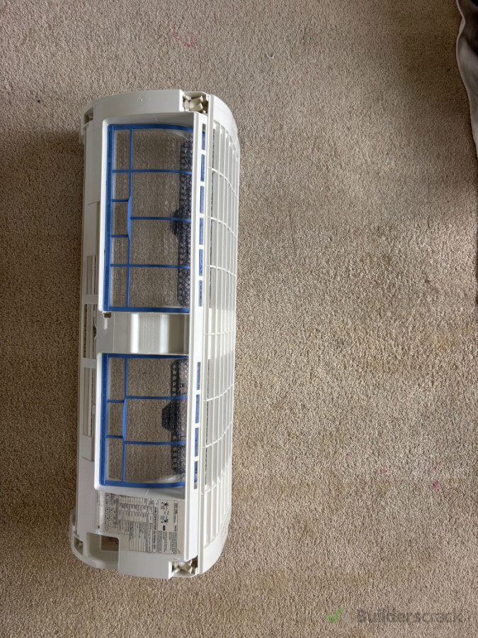 Cleaned Heatpump Filter and Cover