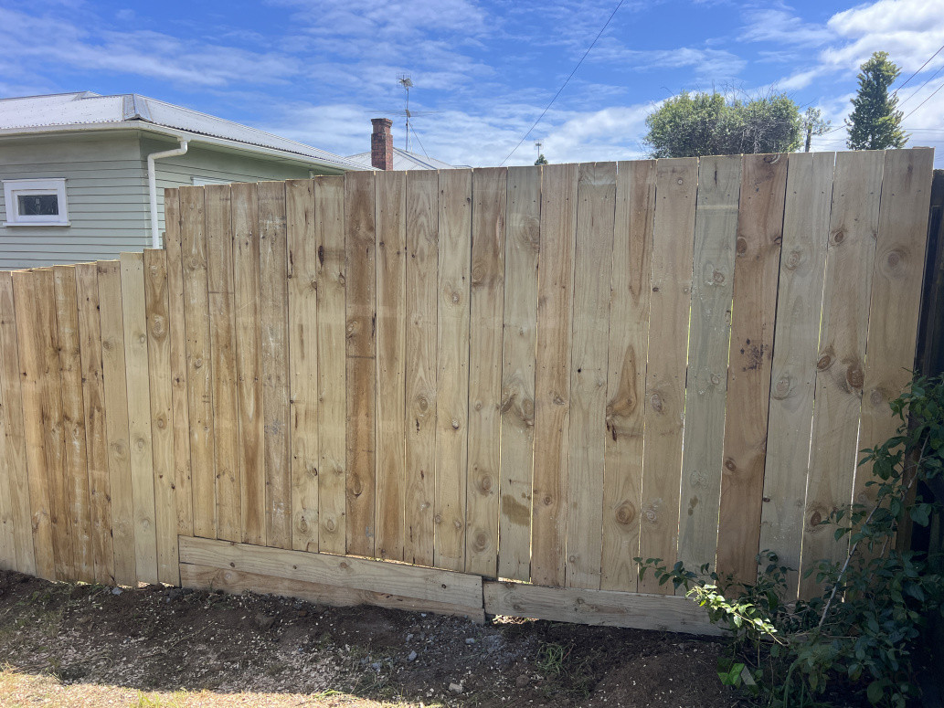 Boundary fence completed
