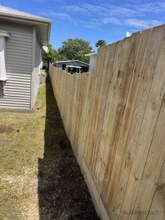 Boundary fence completed