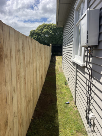 Boundary fence completed