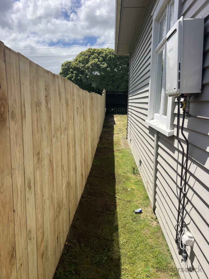 Boundary fence completed