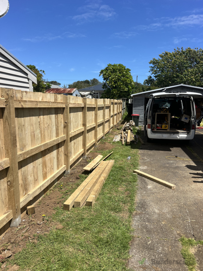 Boundary fence completed
