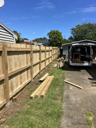 Boundary fence completed