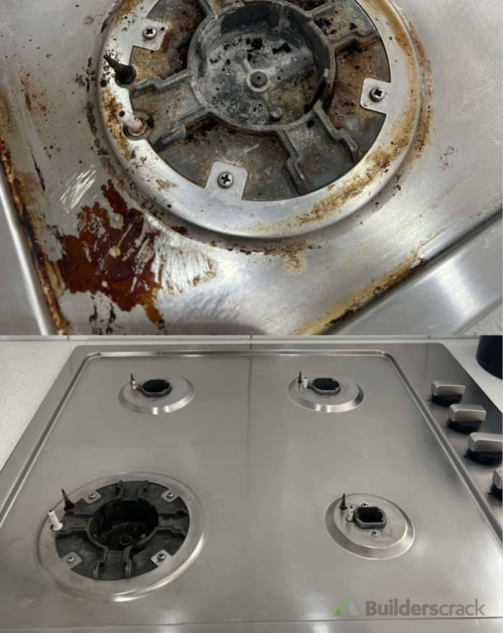 1YO oil stains before & after