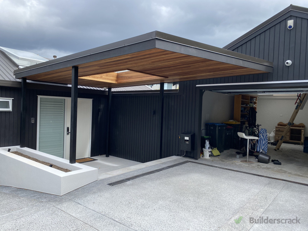 Reclad and new entrance and Drive