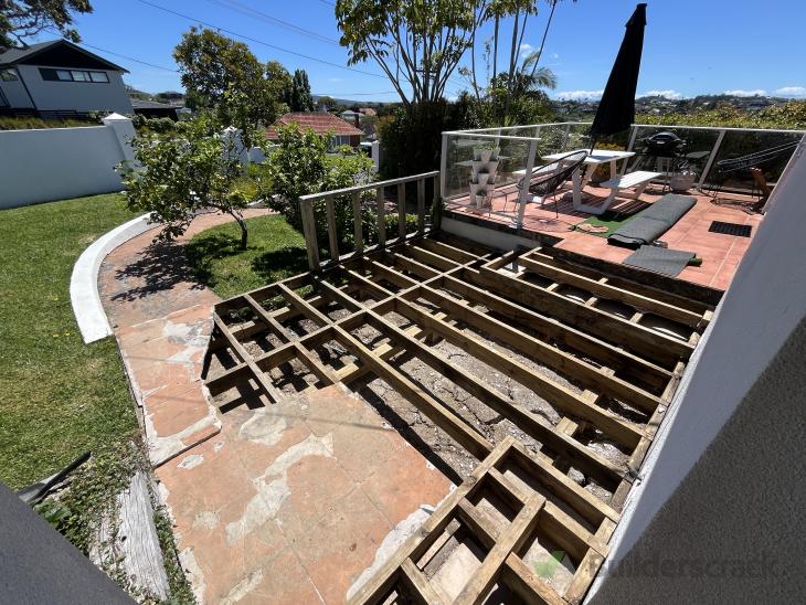 Laying new decking timber on existing deck frame (#1182922) | Builderscrack