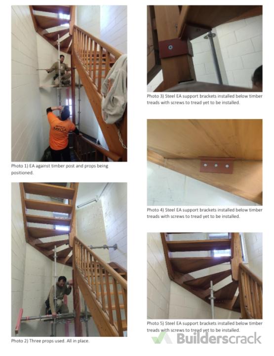 Remedial work to one flight of internal timber stairwell 97 Boulcott St ...