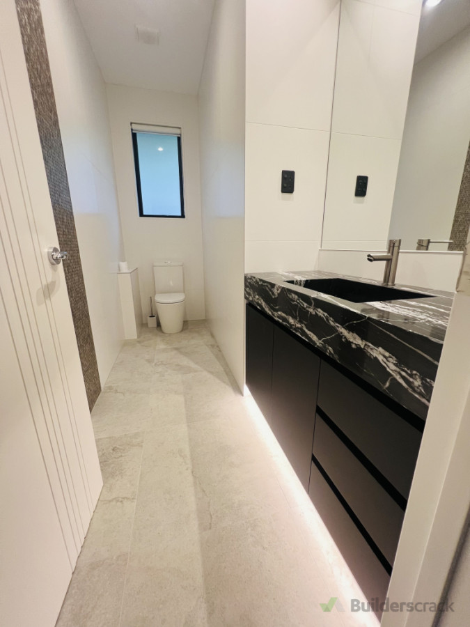 Toilet tiling project - Parnell