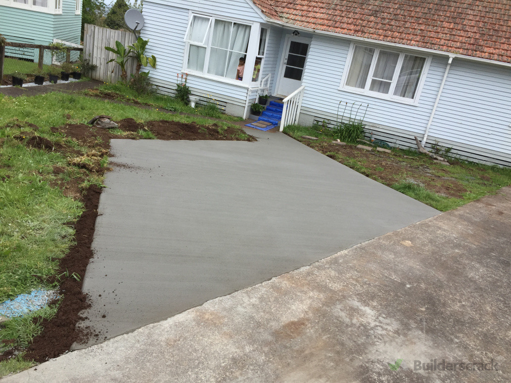 Parking bay prep n pour