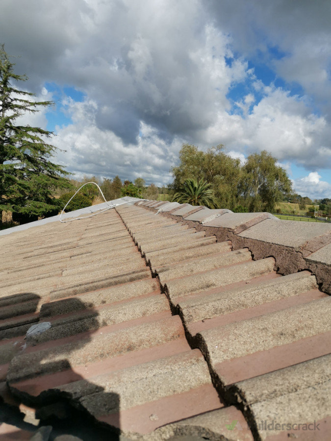 Roof washed and prepped