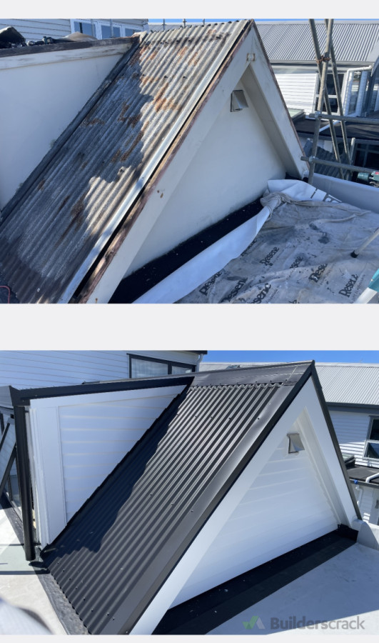 New exterior Cladding & Roof & Paint