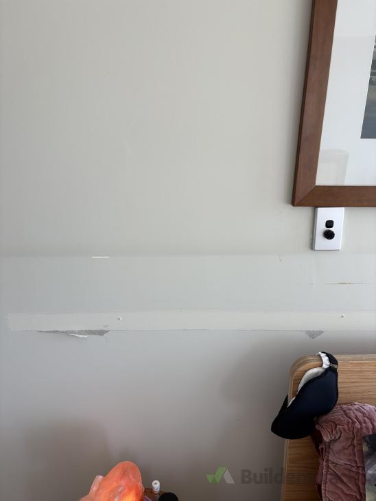 Cracks in drywall from having floors installed need repair of holes ...