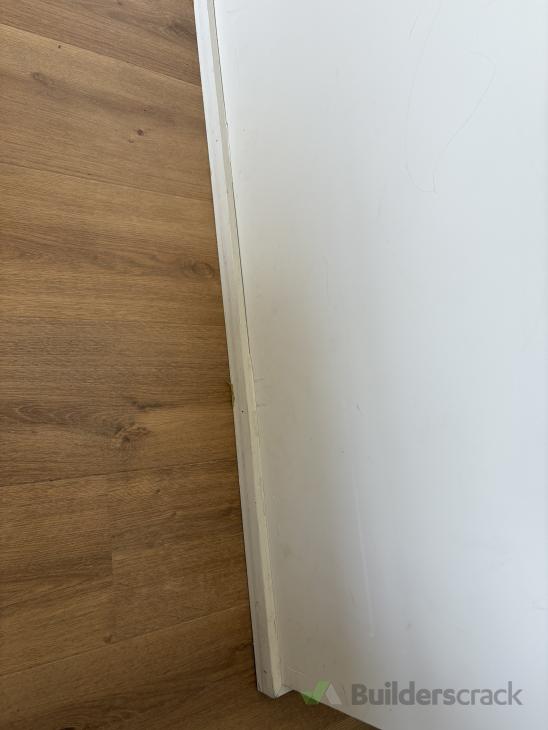 Cracks in drywall from having floors installed need repair of holes ...