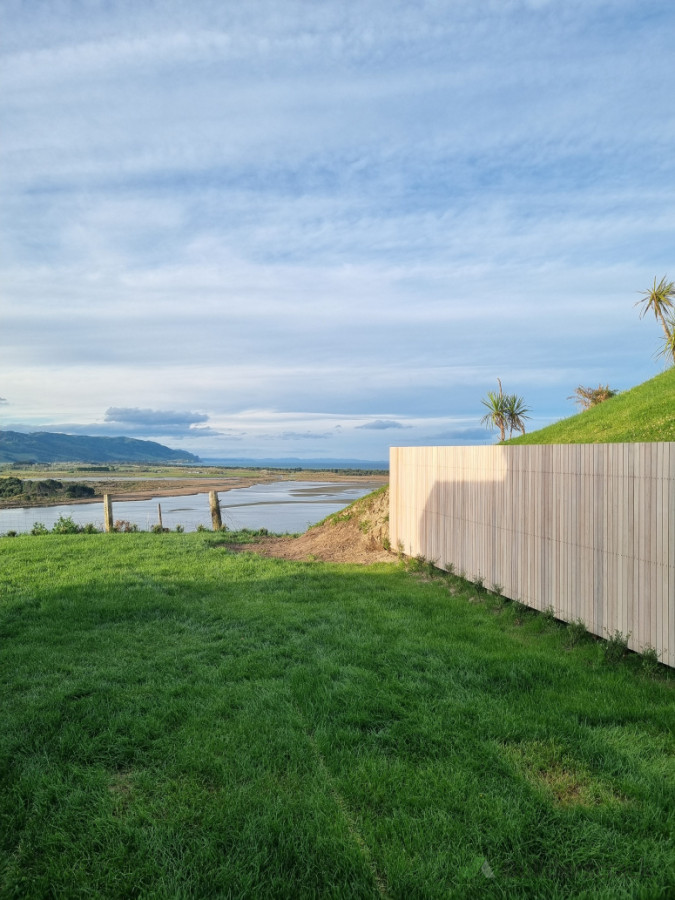 Whitewashed Cedar fence