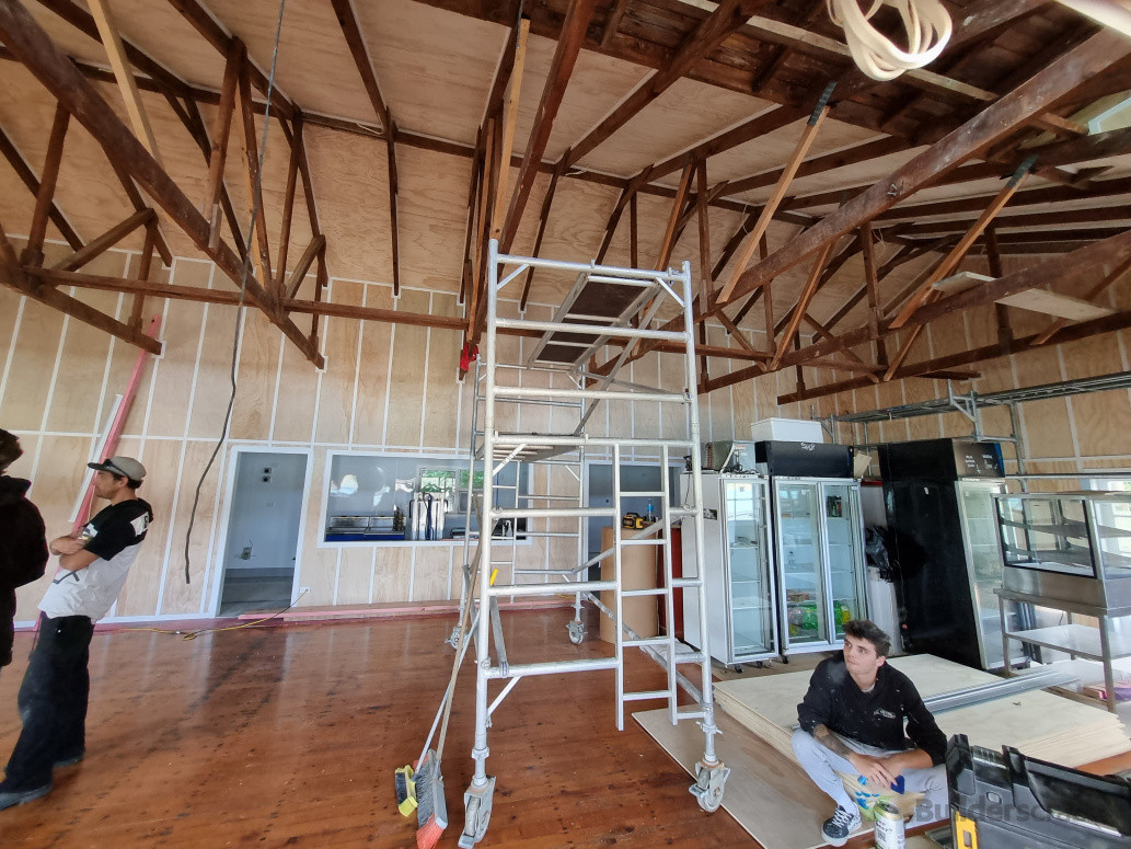 Kawau Boat Club, renovated ready for paint
