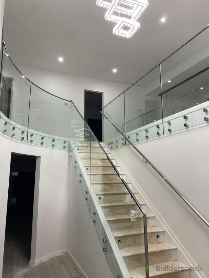 Curved Glass Balustrade