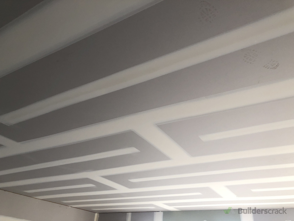 Top coat ready for sanding. lvl 4 finish.