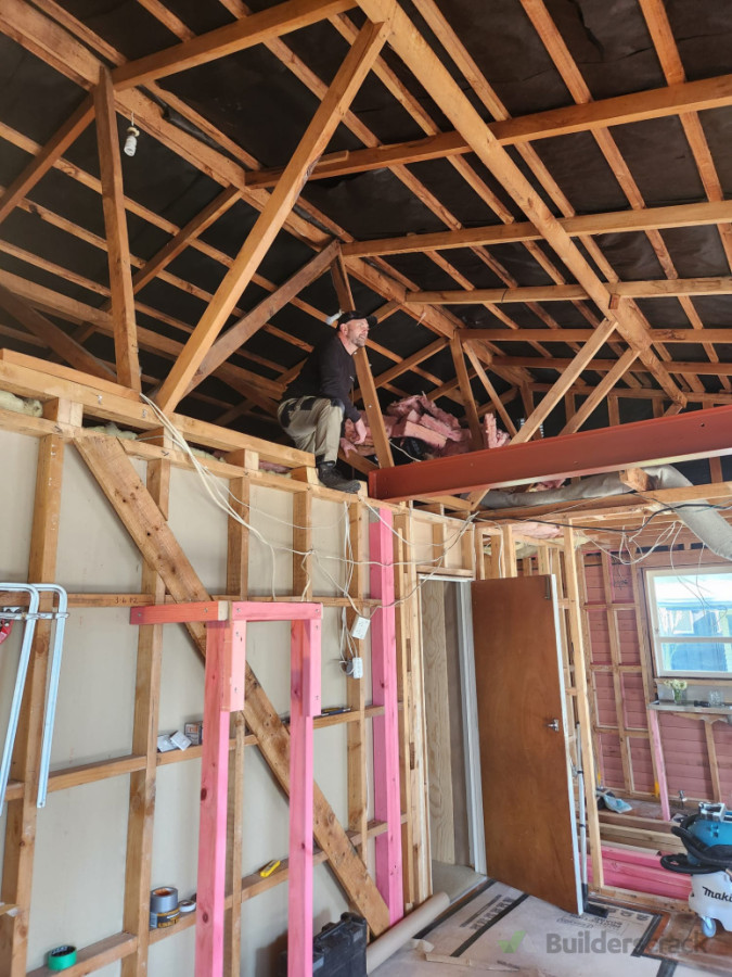 Steel beam for house reno