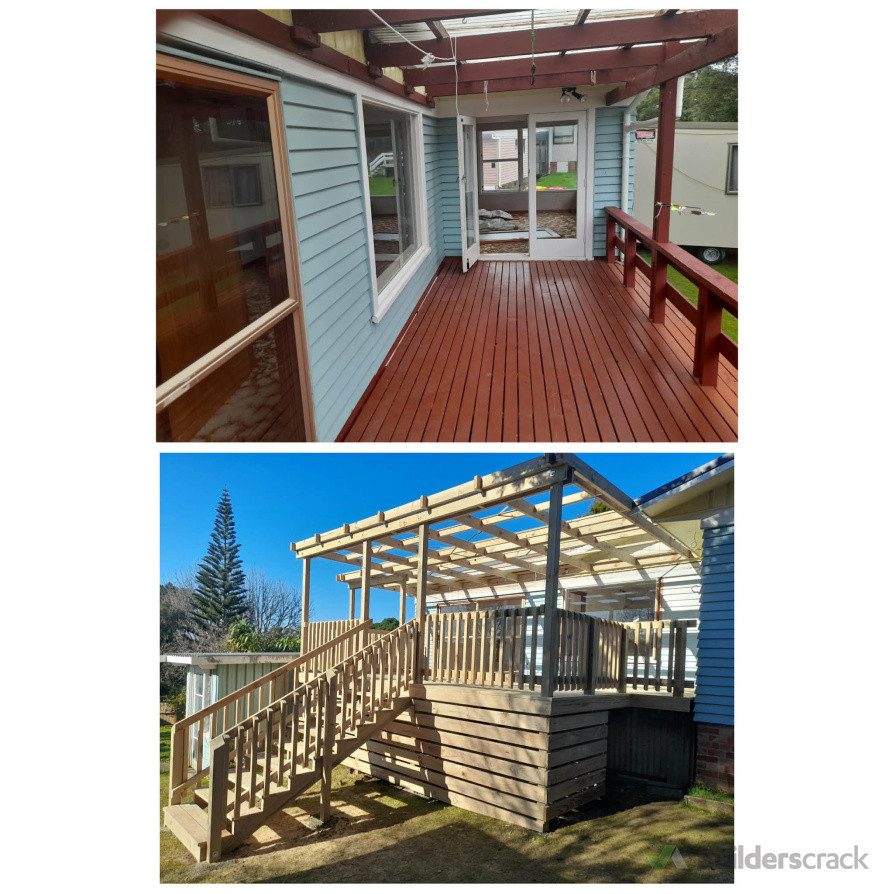 New deck and Pergola