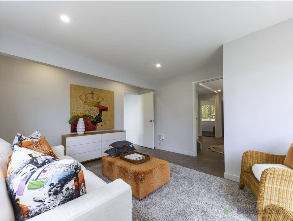 Garage converted into living area