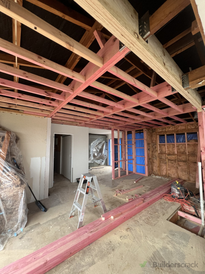 Ceiling framing and beams