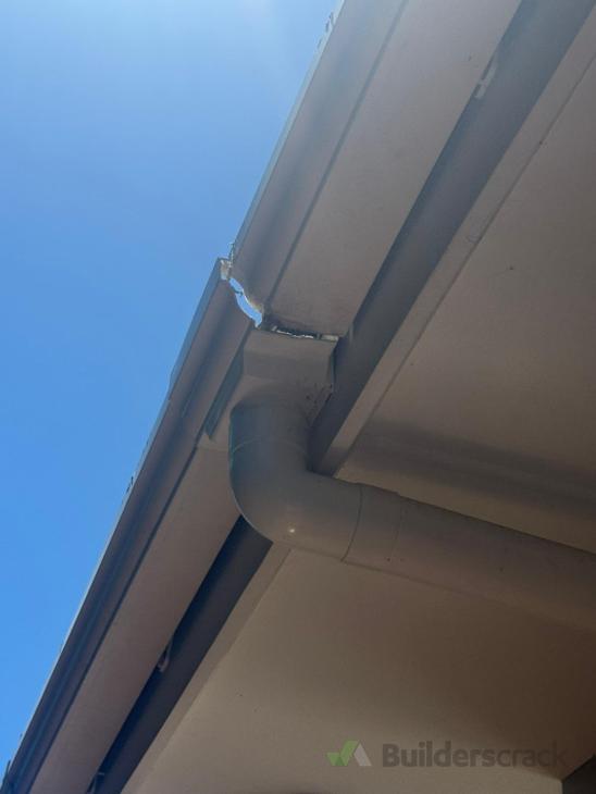 Gutter repair, shower rose tightening, extractor fan vent reattached ...