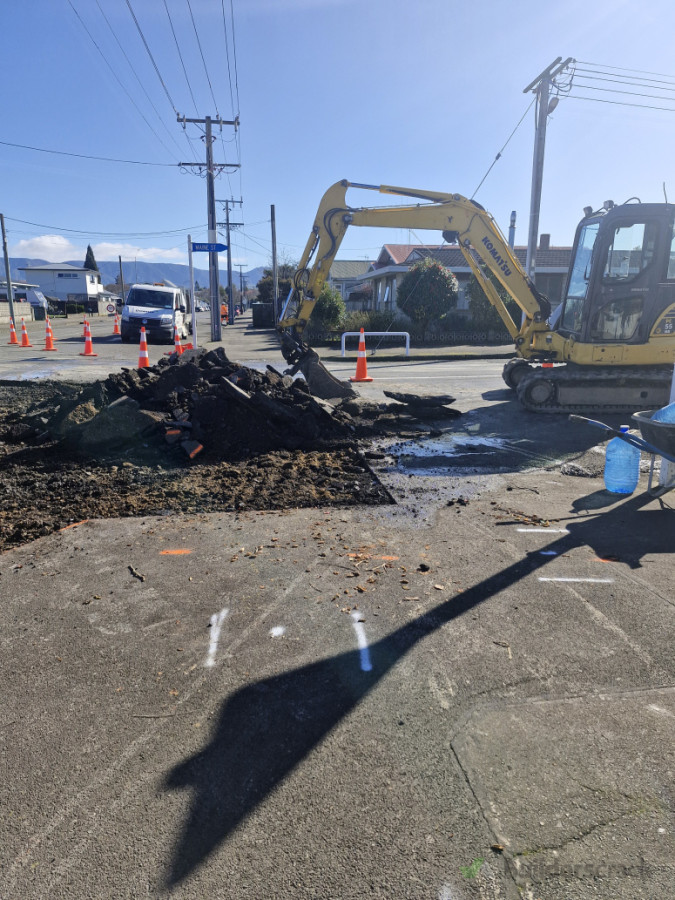 Prepping for asphalt