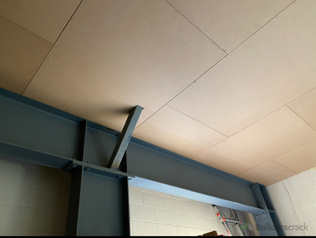 Negative detailed MDF ceiling completed for a huge garage in Queenstown