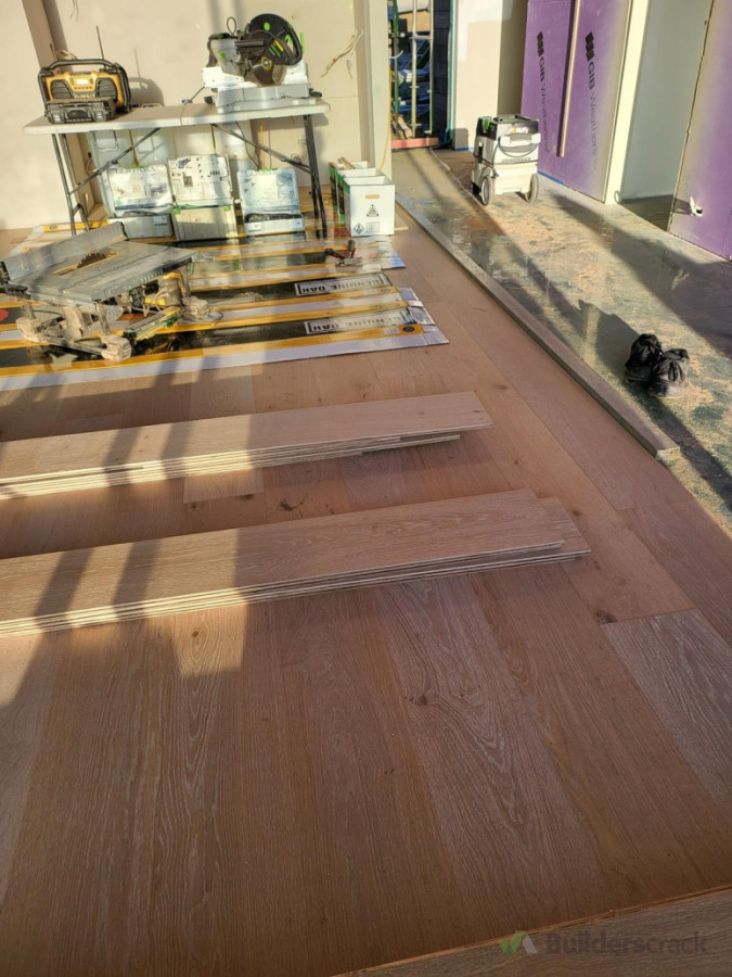 Oak lay in progress.