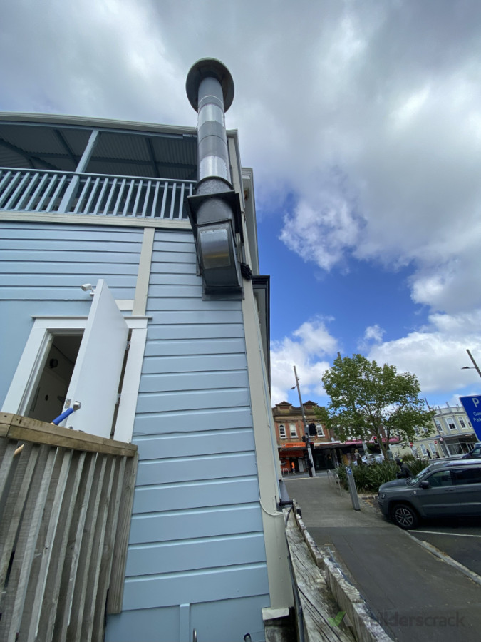 Flume 8m above ground