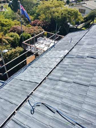 Waterblast and two coats