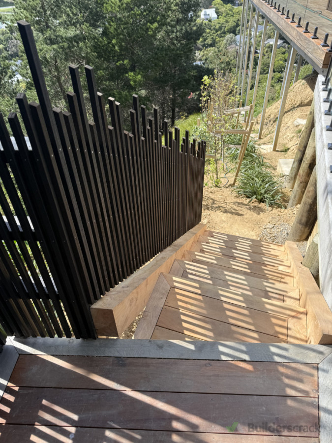 More macrocarpa stairs and some custom balustrades 👍🏽